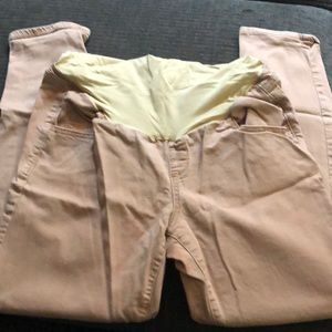 Maternity-Crop Skinny Jeans